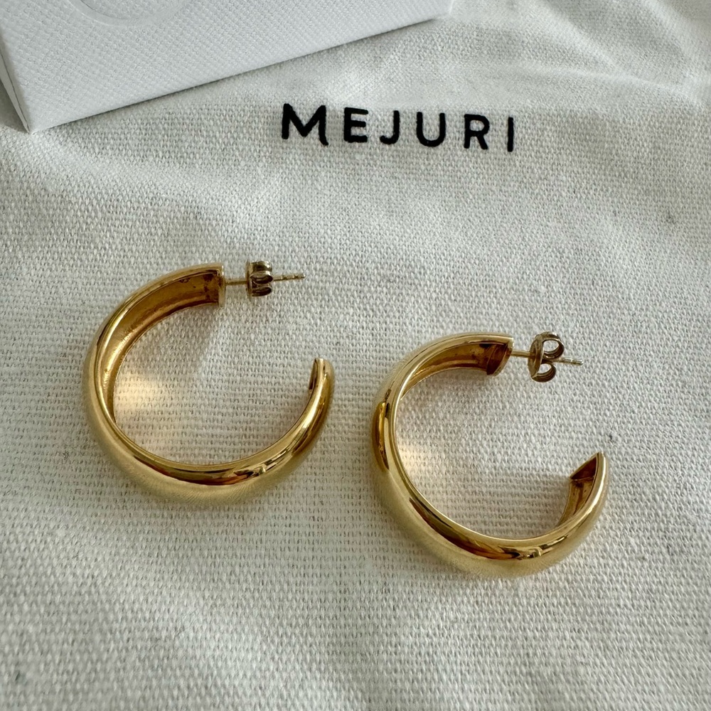 Mejuri - Chunky Hoops (Gold Vermeil)